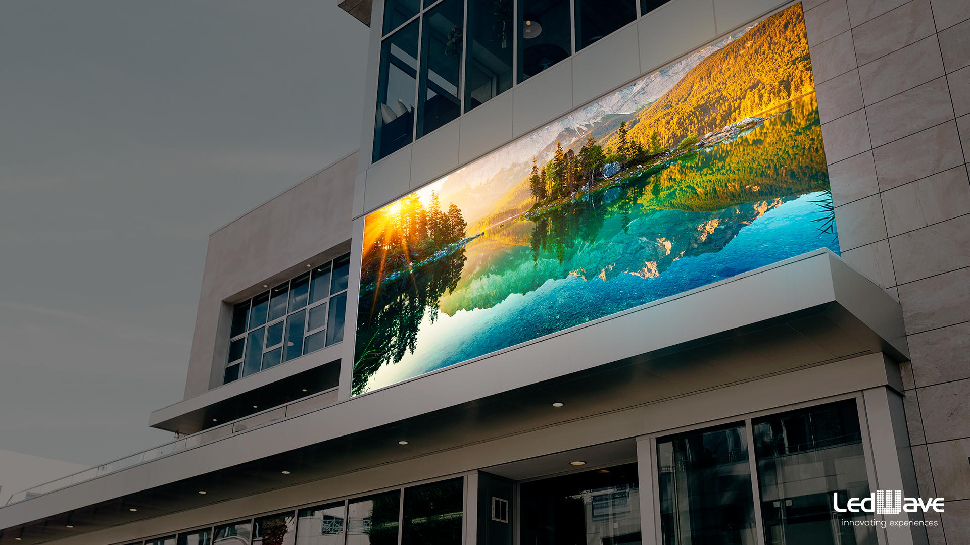 Construction LED screen