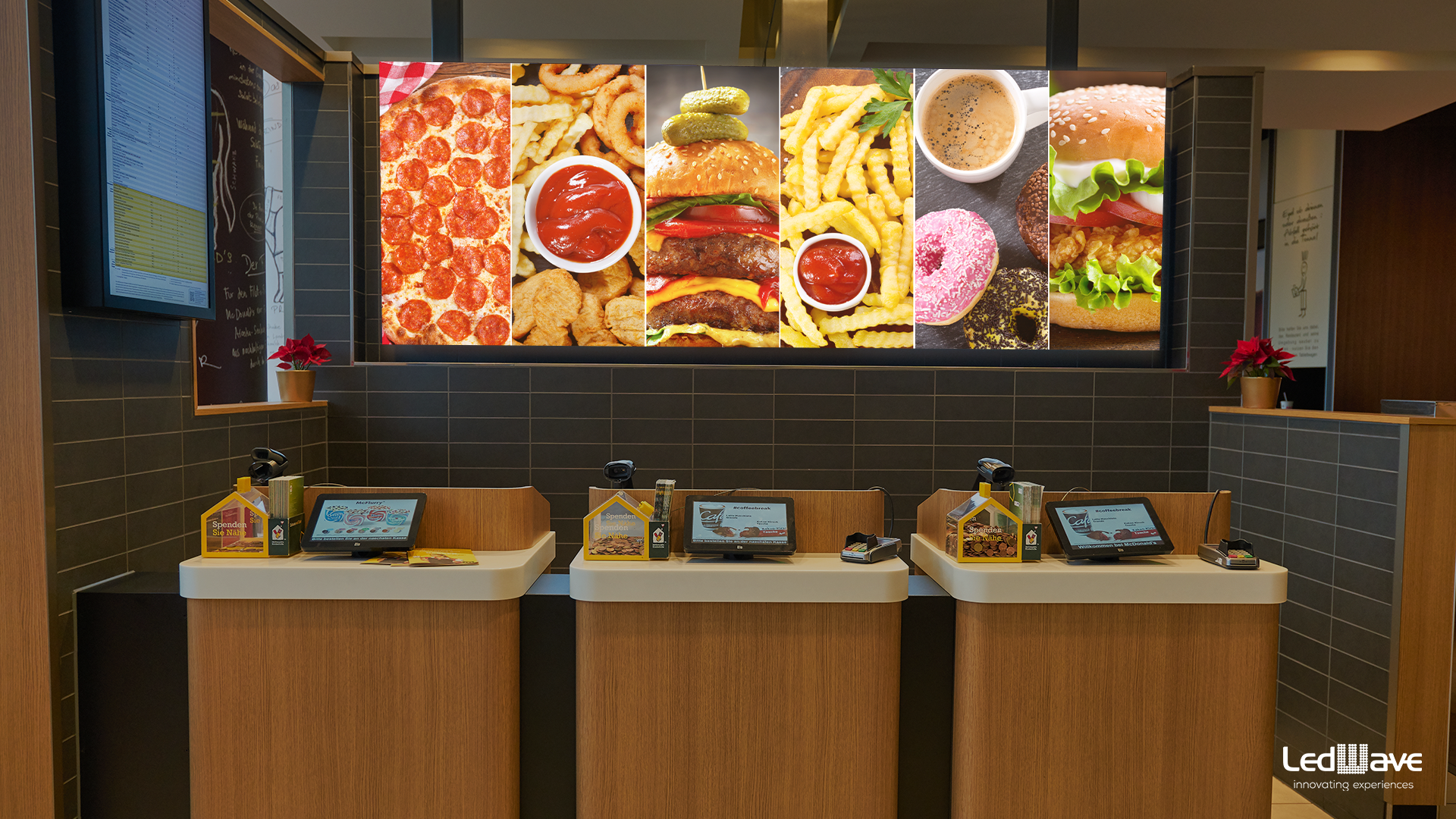 LED screen for franchises