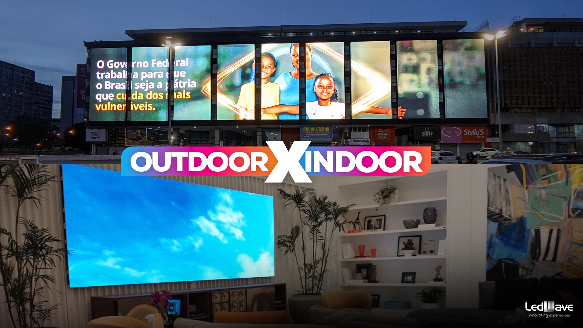 Indoor x outdoor LED screens: which one to choose for your application?
