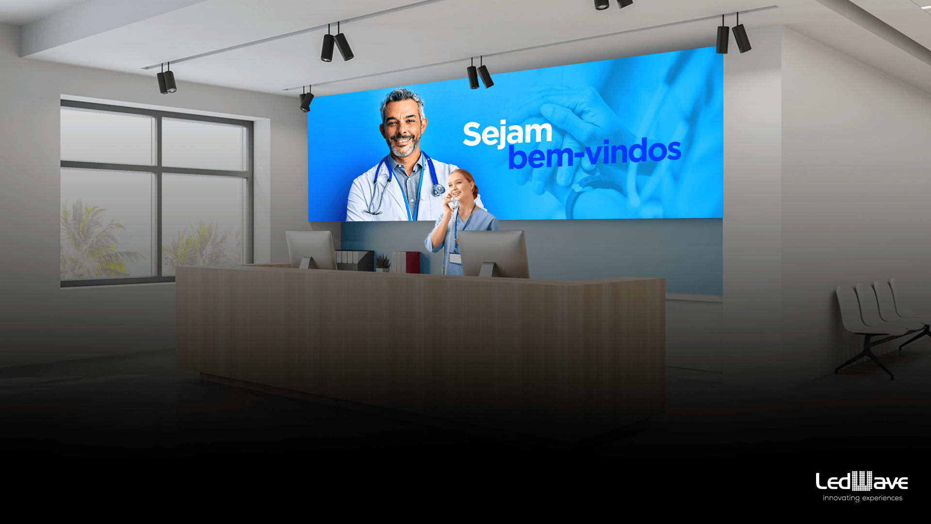 Boost productivity and collaboration in your laboratory with LED screens