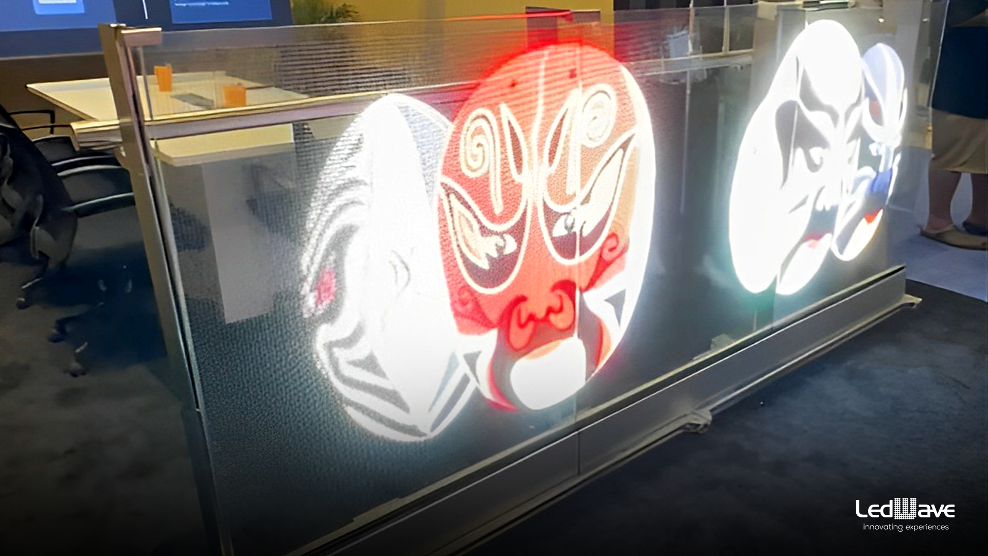 LED Glass display